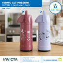 Termo GLT Presión de 1 Litro | Mix Deco Flores
