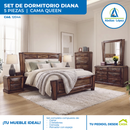Juego de Dormitorio Diana | Cama Queen | 5 piezas