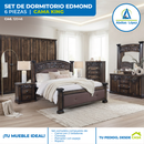 Juego de Dormitorio Edmond | Cama King | 6 piezas