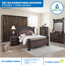 Juego de Dormitorio Edmond | Cama Queen | 6 piezas