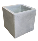 MACETA CUBO 40CM PIEDRA