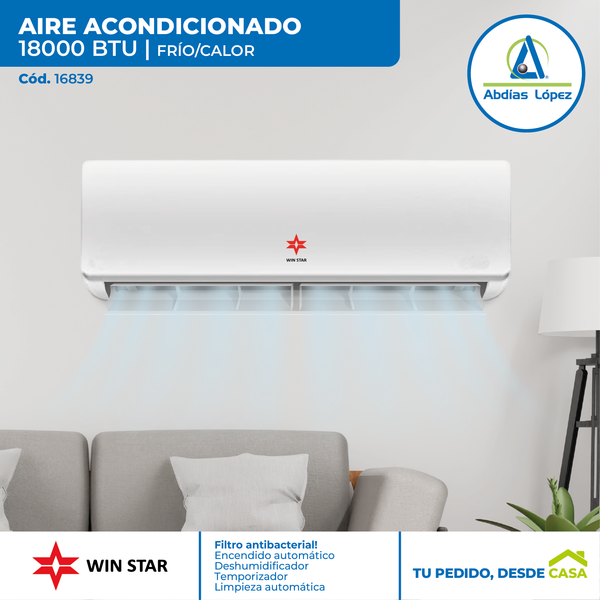 Aire Acondicionado de 18000 BTU WIN STAR