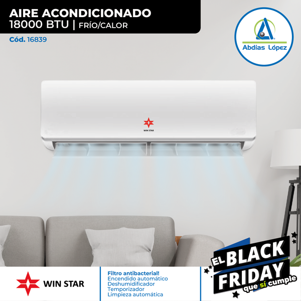 Aire Acondicionado de 18000 BTU WIN STAR