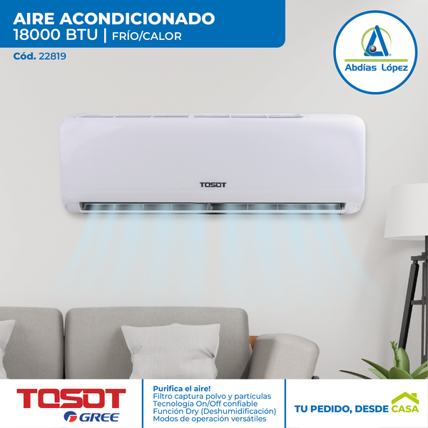 Aire Acondicionado de 18000 BTU TOSOT