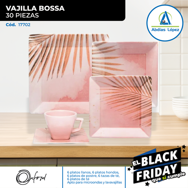 Vajilla de 30 Piezas Bossa