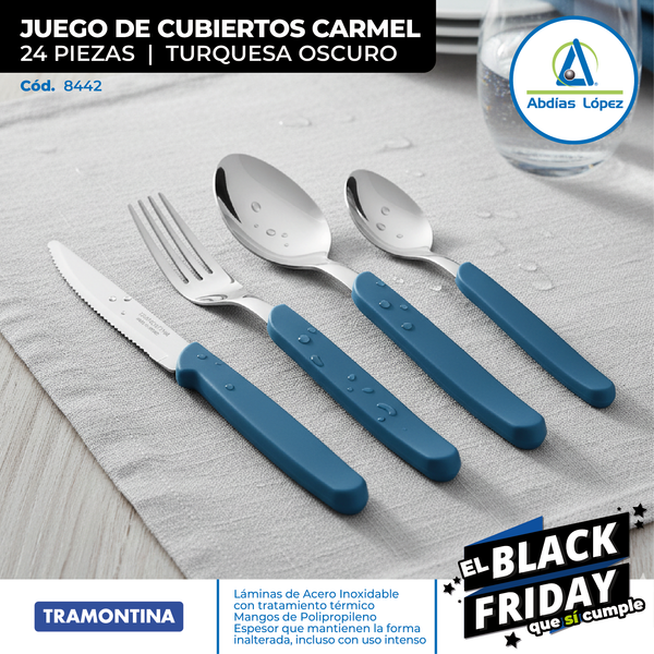 Juego Cubiertos 24 Pzas. Carmel