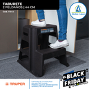 Taburete Plástico de 2 Peldaños