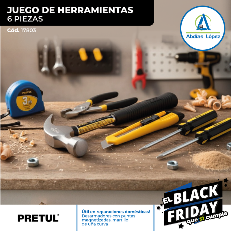 Juego De Herranientas De 6 Piezas