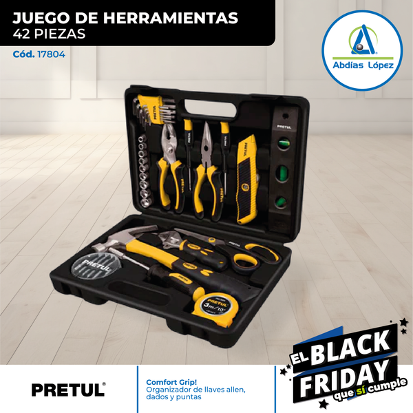 Juego De Herramientas De 42 Piezas