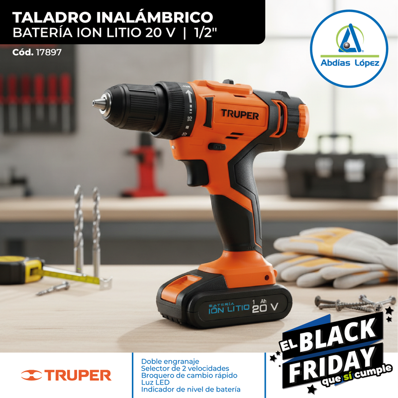 Taladro Inalambrico De 3/8" Profesional De