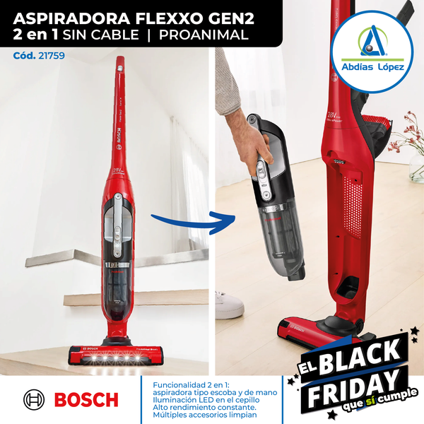 Aspiradora 2 en 1 Flexxo Gen2