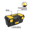 CAJA DE HERRAMIENTAS CON COMPARTIMIENTOS