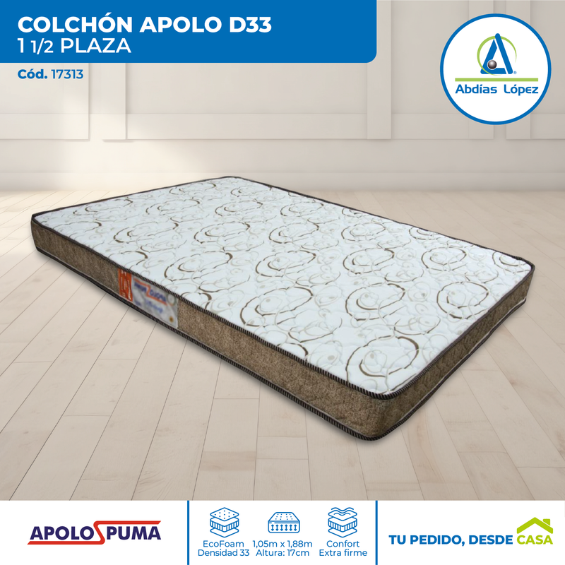 Colchón D33 17x188x105 cm