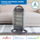 Estufa Halógena Adara | 3 Elementos