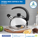 Tetera Inox Coffee & Tea de 3 Litros
