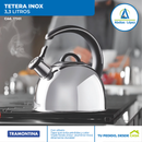 Tetera Inox de 3,3 Litros