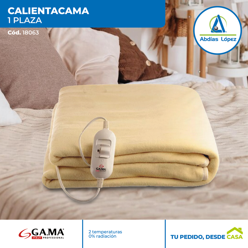 Calientacama de 1 Plaza