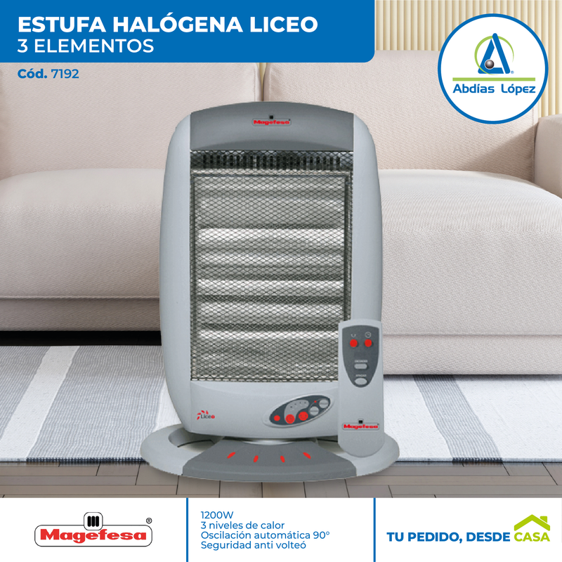 Estufa Halógena Liceo