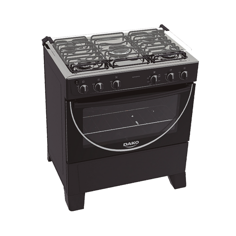 Cocina Dakota Negra 5H. Con Grill