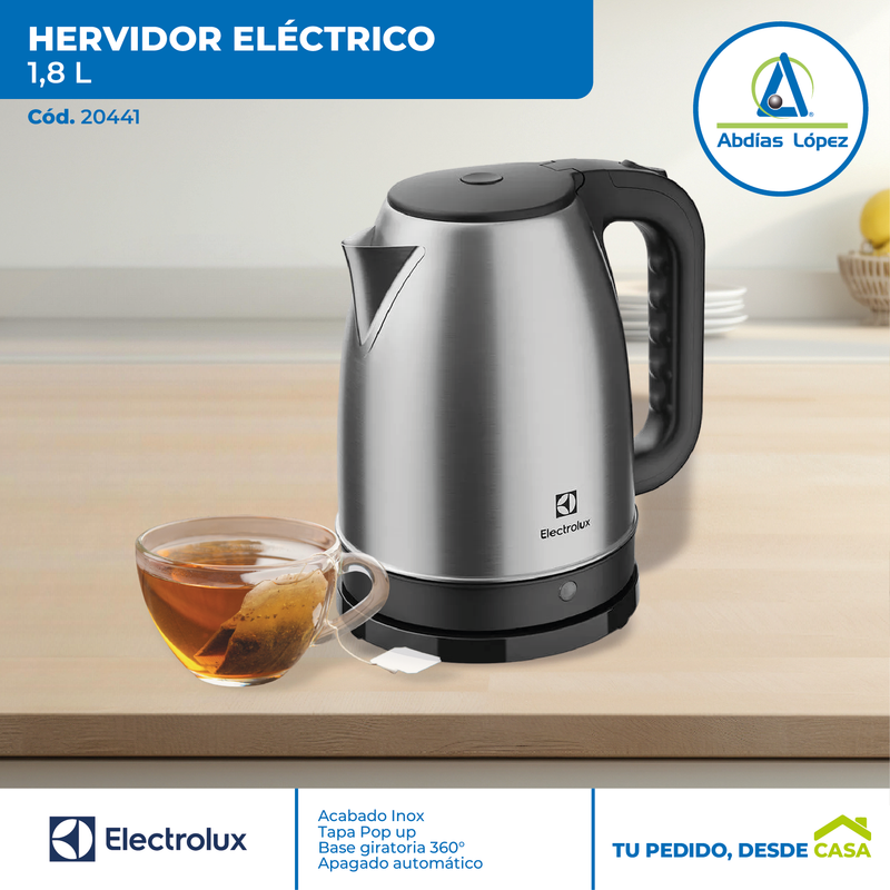 Hervidor de Agua de 1,8 Litros