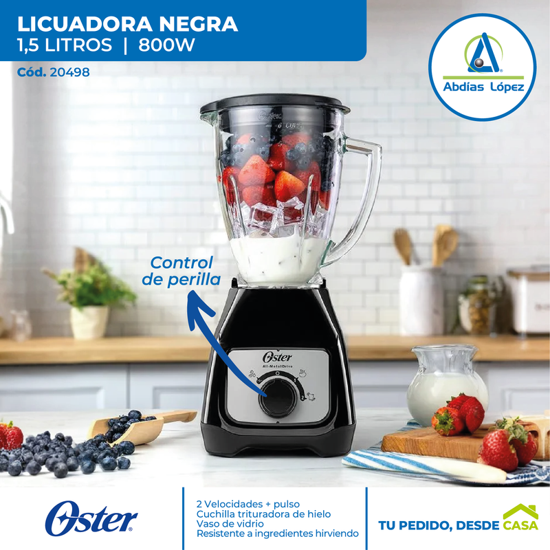 Licuadora Oster Negra