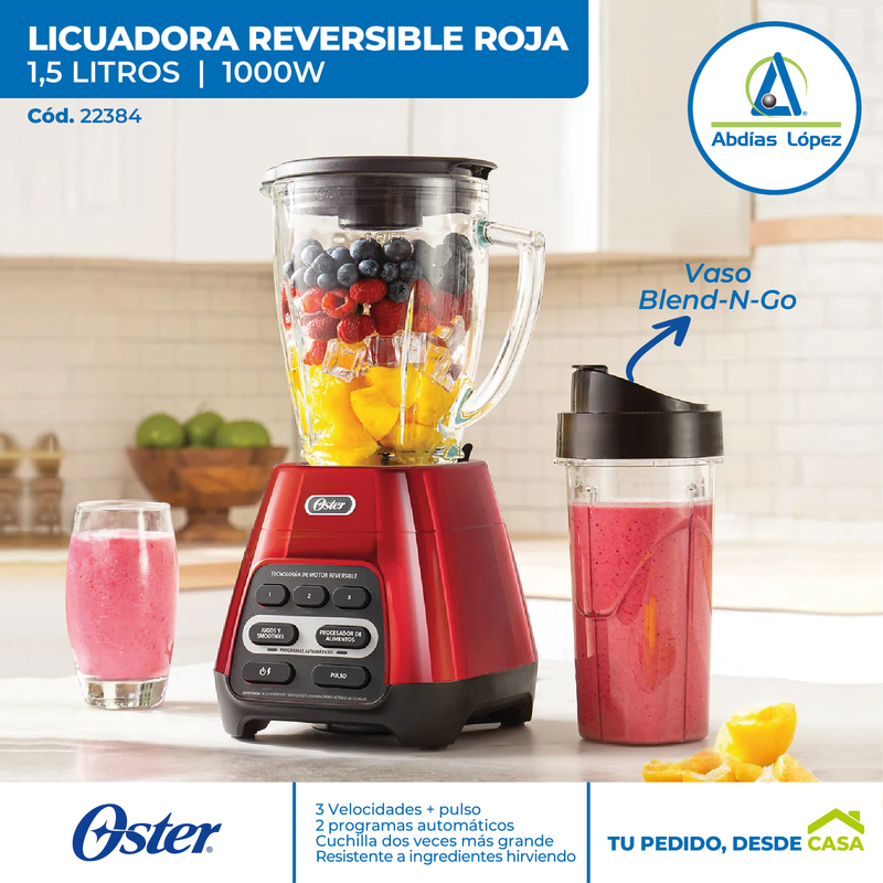 Licuadora Reversible Roja