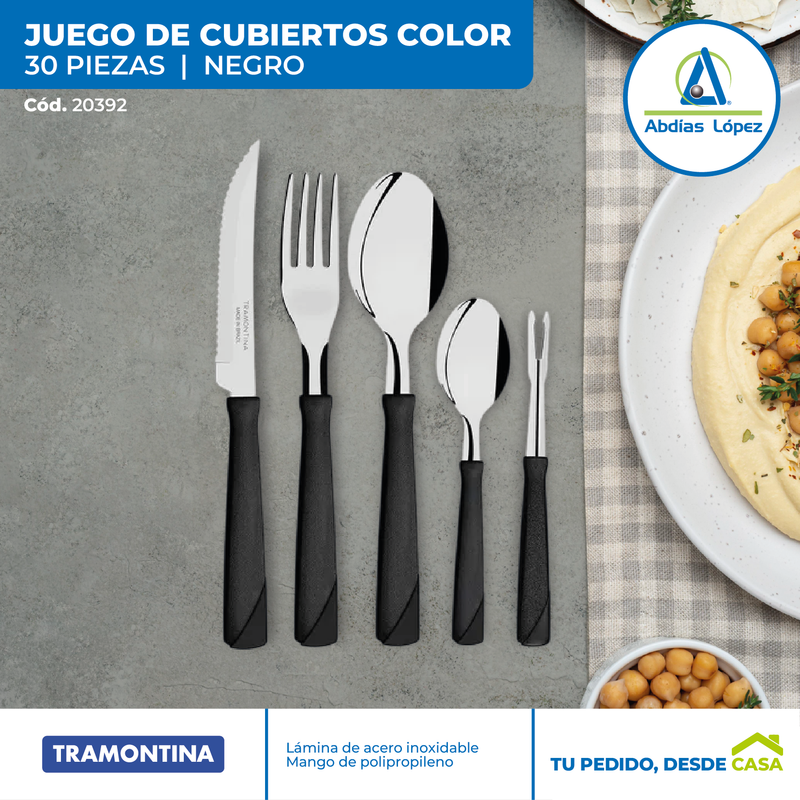 Juego Cubiertos 30 Pzas