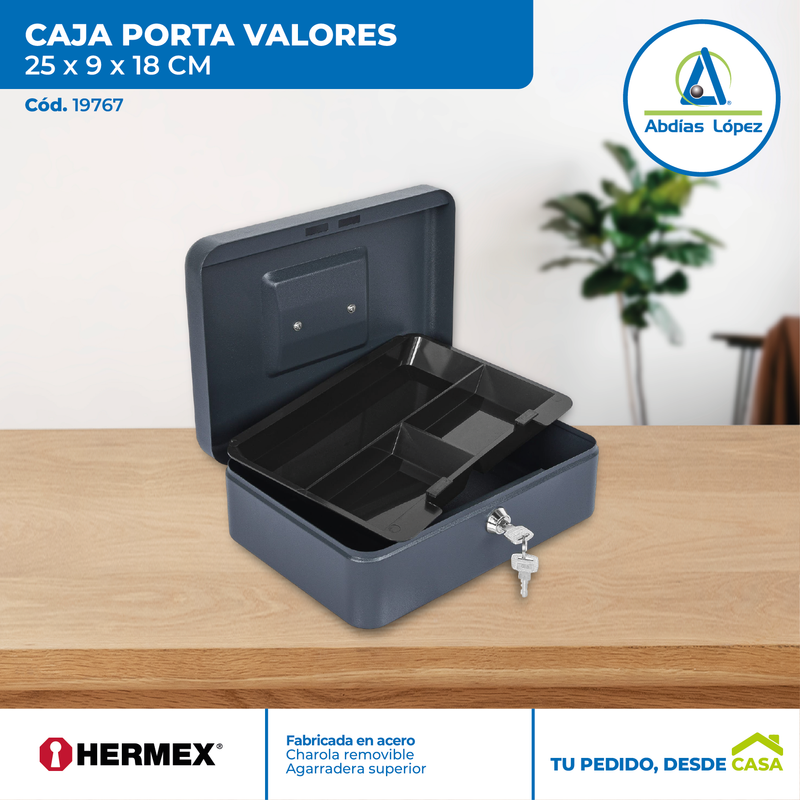 Caja Porta Valores de 25 cm