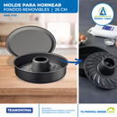 Molde para Hornear con Fondo Removible de 26 cm