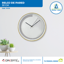 Reloj de Pared Natural Living
