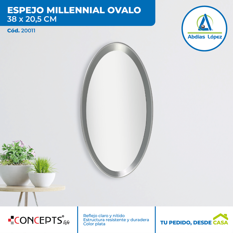 Espejo Ovalado Millennial