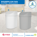 Basurero con Tapa Basculante de 12 Litros