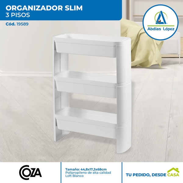 Organizador Slim de 3 Pisos