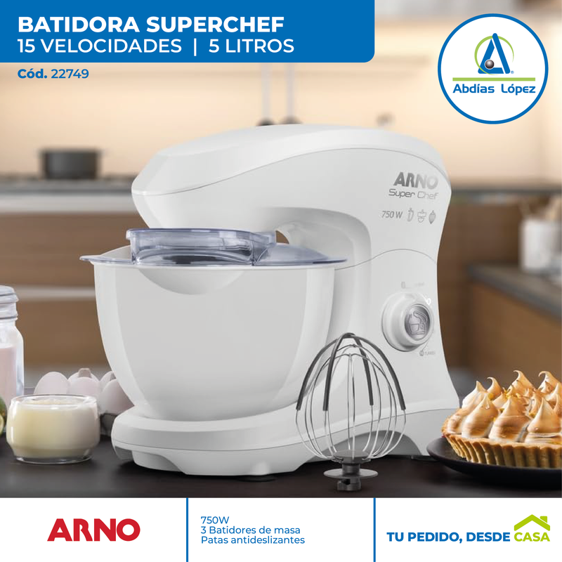 Batidora Planetaria Super Chef