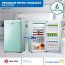 Frigobar Retro Turquesa de 130 Litros