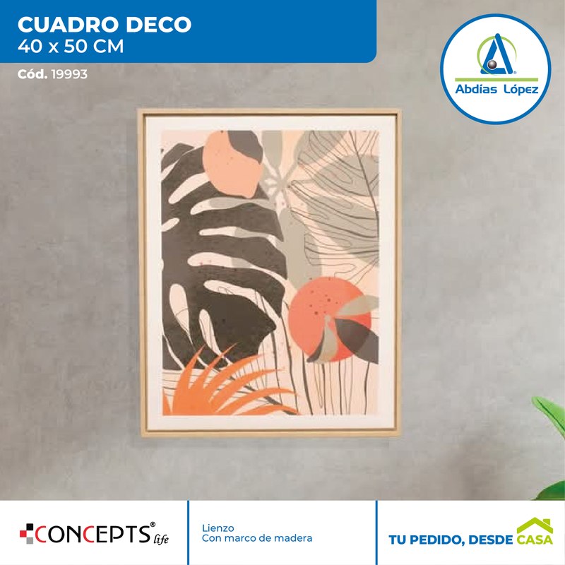 Cuadro Decorativo Tropic