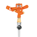 Aspersor Plástico Una Vía de 11" con Estaca Metálica