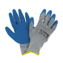 Guantes de Poliéster Recubiertos de Latex talla G