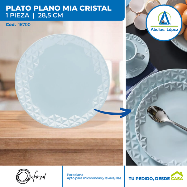 Plato Plano Mia Cristal