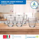 Juego de 6 Vasos Modulo