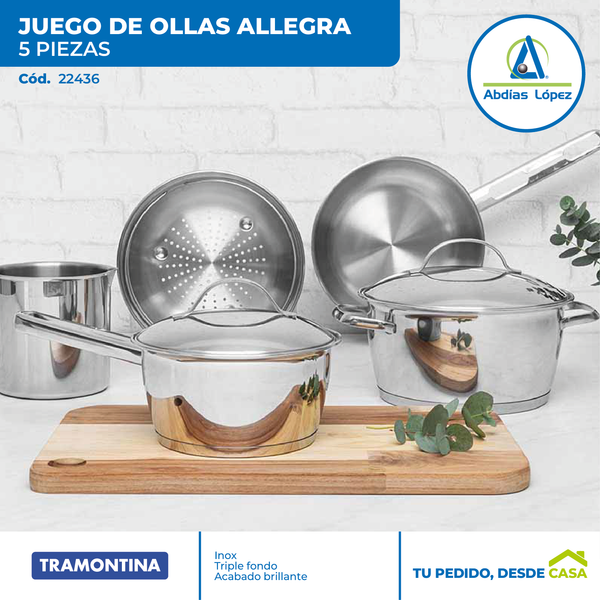 Juego de 5 Ollas Allegra