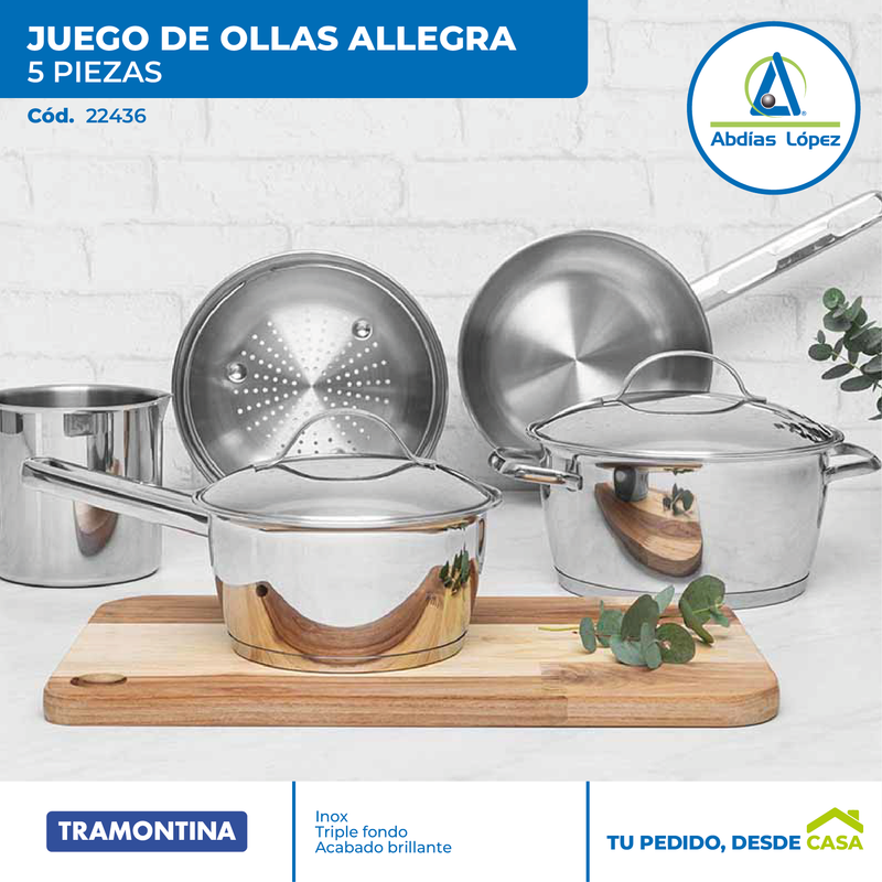 Juego de 5 Ollas Allegra