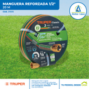 Manguera Reforzada de 1/2" de 20 metros