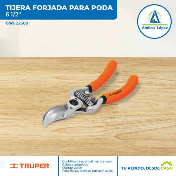Tijera Forjada para Poda de 6 1/2"