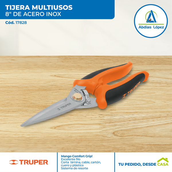 Tijera Multiusos Inox de 8"