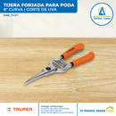 Tijera Forjada para Poda de 8"