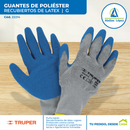 Guantes de Poliéster Recubiertos de Latex talla G