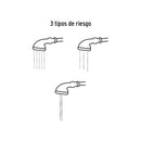 ASPERSOR TIPO REGADERA EXTENCION DE ALUMINIO