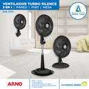 Ventilador Turbo Silence Maxx 3 en 1