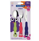 Juego de cubiertos infantil Tramontina lirous 3 pcs.